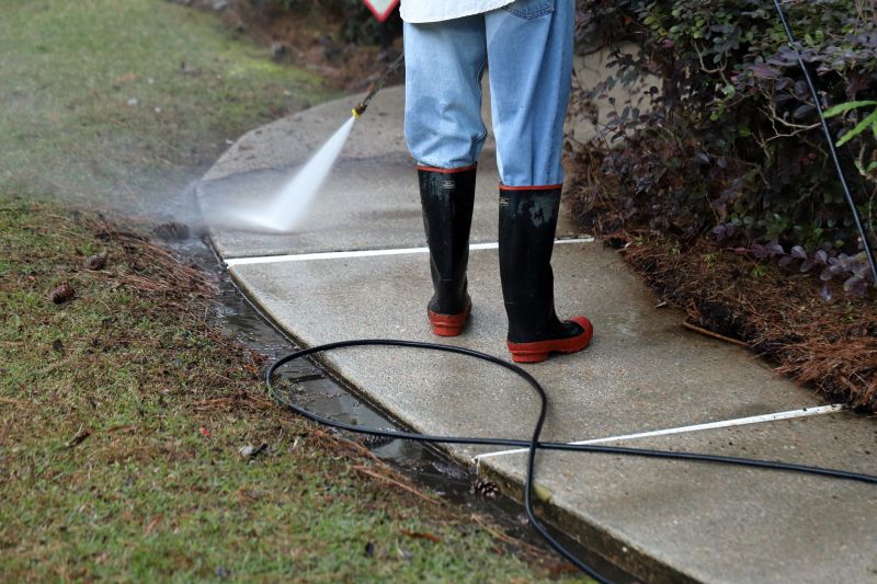 Power Washing in Action