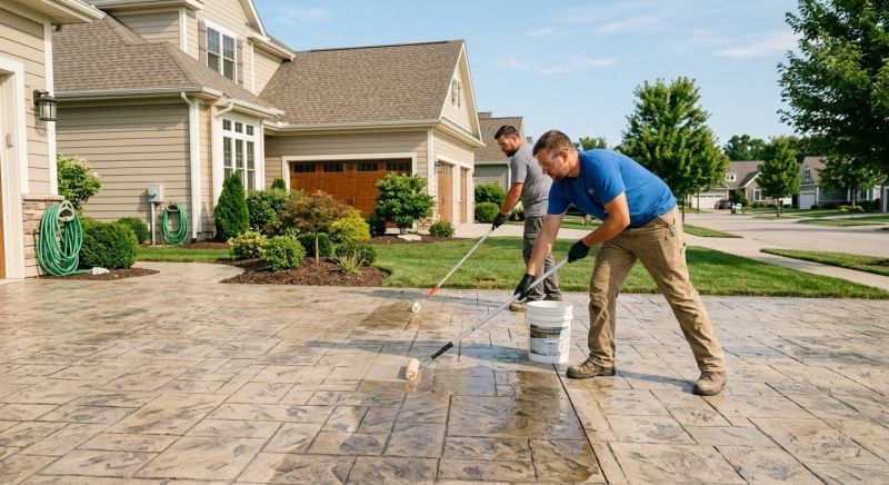 Concrete Driveway Sealing in Puyallup, WA