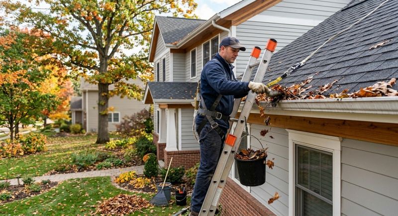 Gutter Leaf Clearing in Richmond, VA