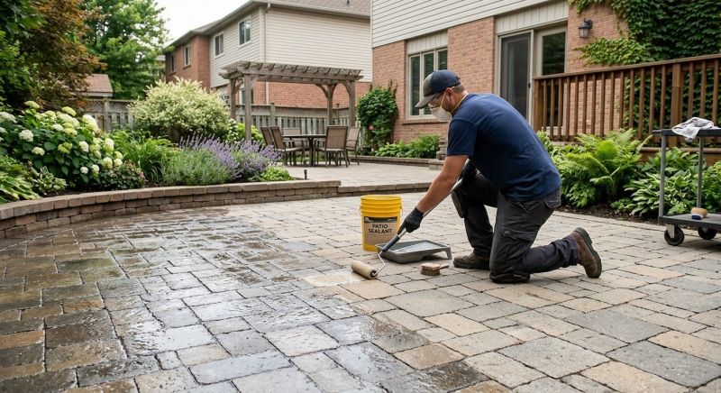 Courtyard Sealing in Kansas City, KS